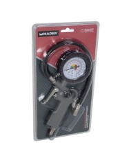 PISTOLA DE INFLADO CON MANOMETRO 1/4 MADER