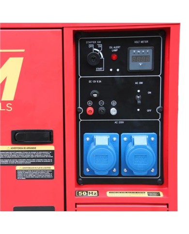 GENERADOR INSONORIZADO GASOIL 6500W BLIM