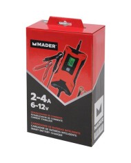 CARGADOR BATERIAS INTELIGENTE 2-4A., 6-12V MADER