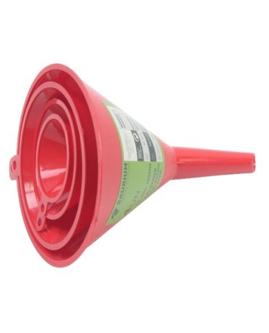 JUEGO 4 PCS EMBUDOS PLASTICO SAURIUM