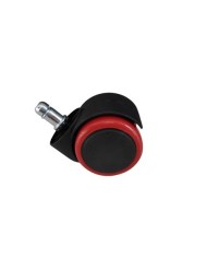 JUEGO DE 5 RUEDAS SILLA MUVIP COLOR ROJO