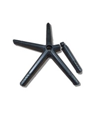 BASE RUEDAS NEGRA PARA SILLAS CR1163, CR1161, CR1164, CR1165 CROMAD