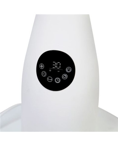 REAC VENTILADOR NEBULIZADOR DESIGN PRO 80W CON MANDO Y LUZ LED MUVIP