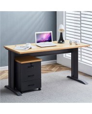 REACONDICIONADA MESA DE ESCRITORIO MS700 140X70X75CM + CAJONERA MUVIP