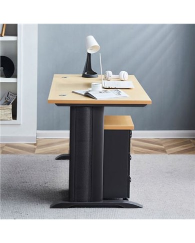 REACONDICIONADA MESA DE ESCRITORIO MS700 140X70X75CM + CAJONERA MUVIP