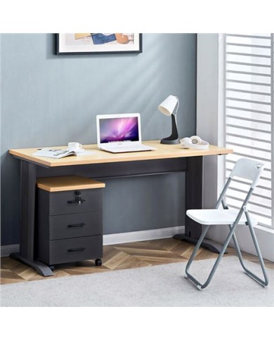 REACONDICIONADA MESA DE ESCRITORIO MS700 140X70X75CM + CAJONERA MUVIP