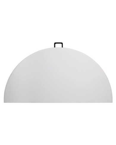 REACONDICIONADA MESA DE RESINA REDONDA PLEGABLE 160X74CM 4.5CM SUNGARDEN