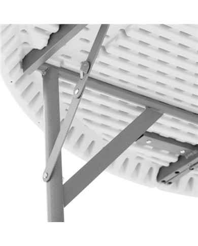 REACONDICIONADA MESA DE RESINA REDONDA PLEGABLE 160X74CM 4.5CM SUNGARDEN