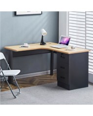 REACONDICIONADO A MESA ESCRITORIO MS900 140X120X75CM L DERECHA + CAJONERA