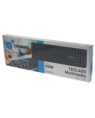 REACONDICIONADO TECLADO MULTIMEDIA T50 USB CROMAD