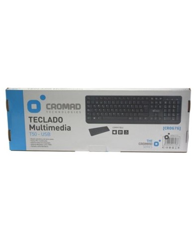 REACONDICIONADO TECLADO MULTIMEDIA T50 USB CROMAD