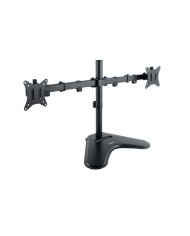 SOPORTE DE MESA MONITOR 2 TOOQ REG.ALTURA GIR. INCL. 9KG BLACK