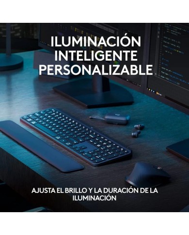 TECLADO LOGITECH MX KEYS S BLUETOOTH WIRELESS GRAFITO