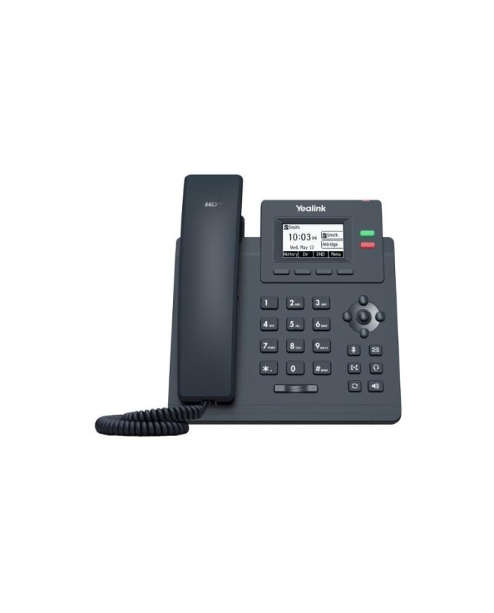 TELEFONO YEALINK SIP-T31P IP 2 LINES HD VOICE POE
