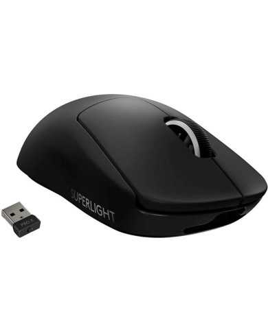 RATON LOGITECH PRO X SUPERLIGHT GAMING WIRELESS BLACK RATON LOGITECH PRO X SUPERLIGHT GAMING WIRELESS BLACK