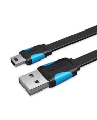 CABLE USB 2.0 VENTION USB-A/M - MINI USB/M 2M 480MBPS BLACK