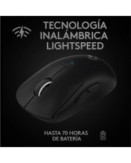 RATON LOGITECH PRO X SUPERLIGHT GAMING WIRELESS BLACK