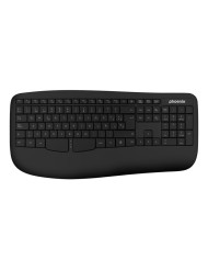 TECLADO PHOENIX K201 ERGONOMICO WIRELESS BLACK