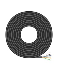 CABLE DE RED BOBINA CAT.6 UTP 100M AISENS BLACK