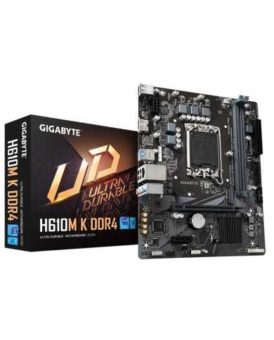PLACA BASE GIGABYTE GA-H610M-K DDR4 HDMI PLACA BASE GIGABYTE GA-H610M-K DDR4 HDMI