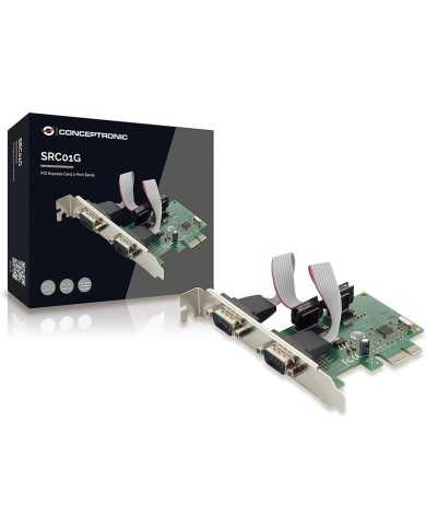 TARJETA CONCEPTRONIC PCI-EX 2 PUERTOS SERIE LOW PROFILE