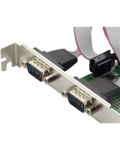 TARJETA CONCEPTRONIC PCI-EX 2 PUERTOS SERIE LOW PROFILE