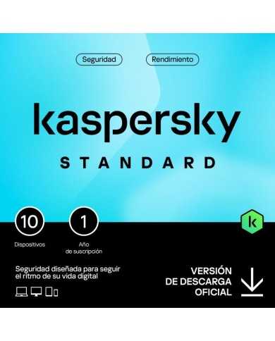 ANTIVIRUS KASPERSKY STANDARD 1YEAR 10L PC/MAC/ANDROID/IOS L.ELECTRONICA ANTIVIRUS KASPERSKY STANDARD 1YEAR 10L PC/MAC/ANDROID/IOS L.ELECTRONICA