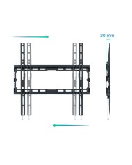 SOPORTE PARED TV MONITOR TOOQ 32-70 45KG BLACK