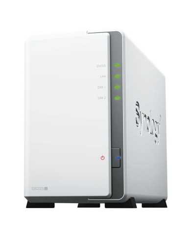 UNIDAD NAS SYNOLOGY 2 HDD/SSD DISKSTATION CPU 1.7GHZ 4 NUCLEOS WHITE
