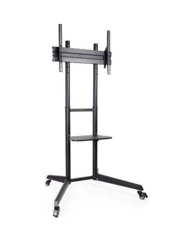 SOPORTE TV MONITOR TOOQ SUELO CON RUEDAS 37 - 70 50KG BLACK SOPORTE TV MONITOR TOOQ SUELO CON RUEDAS 37 - 70 50KG BLACK