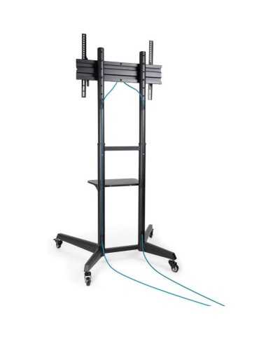SOPORTE TV MONITOR TOOQ SUELO CON RUEDAS 37 - 70 50KG BLACK SOPORTE TV MONITOR TOOQ SUELO CON RUEDAS 37 - 70 50KG BLACK