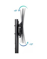 SOPORTE TV MONITOR TOOQ SUELO CON RUEDAS 37 - 70 50KG BLACK