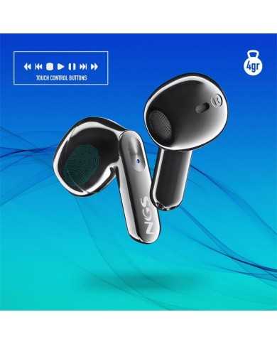 AURICULARES NGS ARTICA DUO EARPHONES BLUETOOTH WIRELESS BLACK ( PACK 2UD )