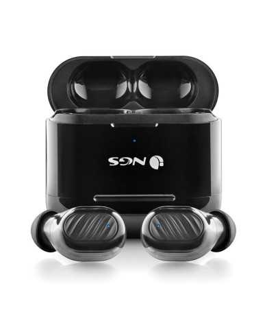 AURICULARES NGS ARTICA DUO EARPHONES BLUETOOTH WIRELESS BLACK ( PACK 2UD )