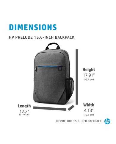 MOCHILA HP PRELUDE BACKPACK 15.6 GREY MOCHILA HP PRELUDE BACKPACK 15.6 GREY