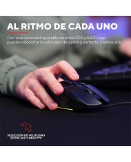 RATON TRUST GAMING GXT 109 FELOX RGB USB 6400DPI 6 BOTONES BLACK