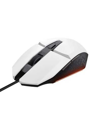 RATON TRUST GAMING GXT 109W FELOX RGB USB 6400DPI 6 BOTONES WHITE