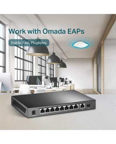 SWITCH TP-LINK GIGABIT 8 PUERTOS POE + 1 SFP TL-SG1210P SWITCH TP-LINK GIGABIT 8 PUERTOS POE + 1 SFP TL-SG1210P