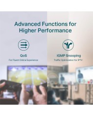 SWITCH TP-LINK GIGABIT 8 PUERTOS POE + 1 SFP TL-SG1210P