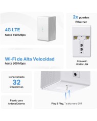WIRELESS ROUTER MERCUSYS MB110-4G 4G LTE 150MBPS