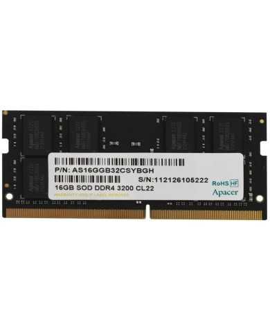 MEMORIA SODIMM 16GB APACER DDR4 3200MHZ MEMORIA SODIMM 16GB APACER DDR4 3200MHZ