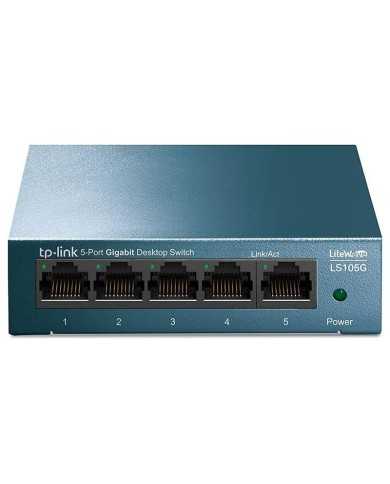 SWITCH TP-LINK GIGABIT 5 PUERTOS LS105G METALICO