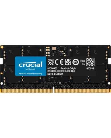 MEMORIA SODIMM 16GB CRUCIAL DDR5 4800MHZ MEMORIA SODIMM 16GB CRUCIAL DDR5 4800MHZ
