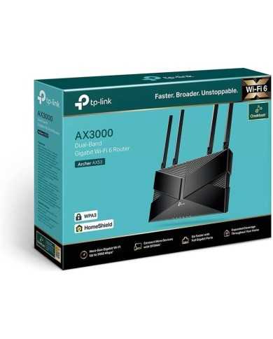 WIRELESS ROUTER TP-LINK ARCHER AX53 WIFI 6 AX3000