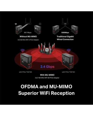 WIRELESS ADAPTADOR PCIE TP-LINK ARCHER TXE72E WIFI 6E AXE5400