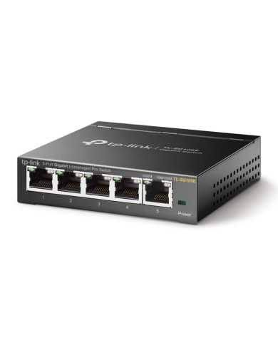 SWITCH TP-LINK TL-SG105E GIGABIT 5 PUERTOS EASY SMART SEMIGESTIONABLE