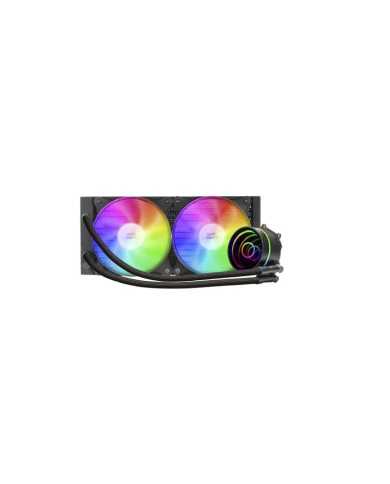 REFRIGERACION LIQUIDA CPU MARS GAMING ARGB 240MM BLACK REFRIGERACION LIQUIDA CPU MARS GAMING ARGB 240MM BLACK
