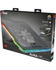 SOPORTE + VENTILADOR TRUST GXT1126 AURA REFRIGERACION RGB