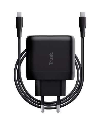 CARGADOR TRUST MAXO USB-C 65W 2M BLACK CARGADOR TRUST MAXO USB-C 65W 2M BLACK