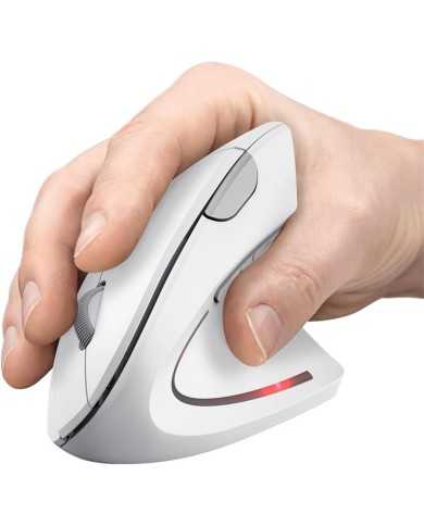 RATON TRUST VERTO WIRELESS ERGONOMIC WHITE RATON TRUST VERTO WIRELESS ERGONOMIC WHITE